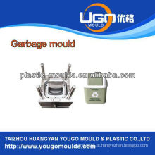Molde de lixeira de plástico industrial Molde de lixo de injeção fabricado em produtos domésticos da China